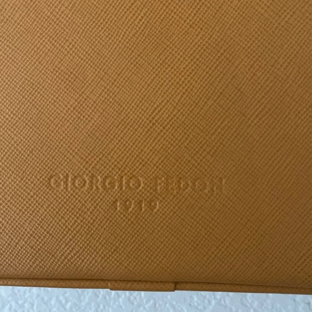 Giorgio Fedon Stylish Leather Briefcase. Made in Italy